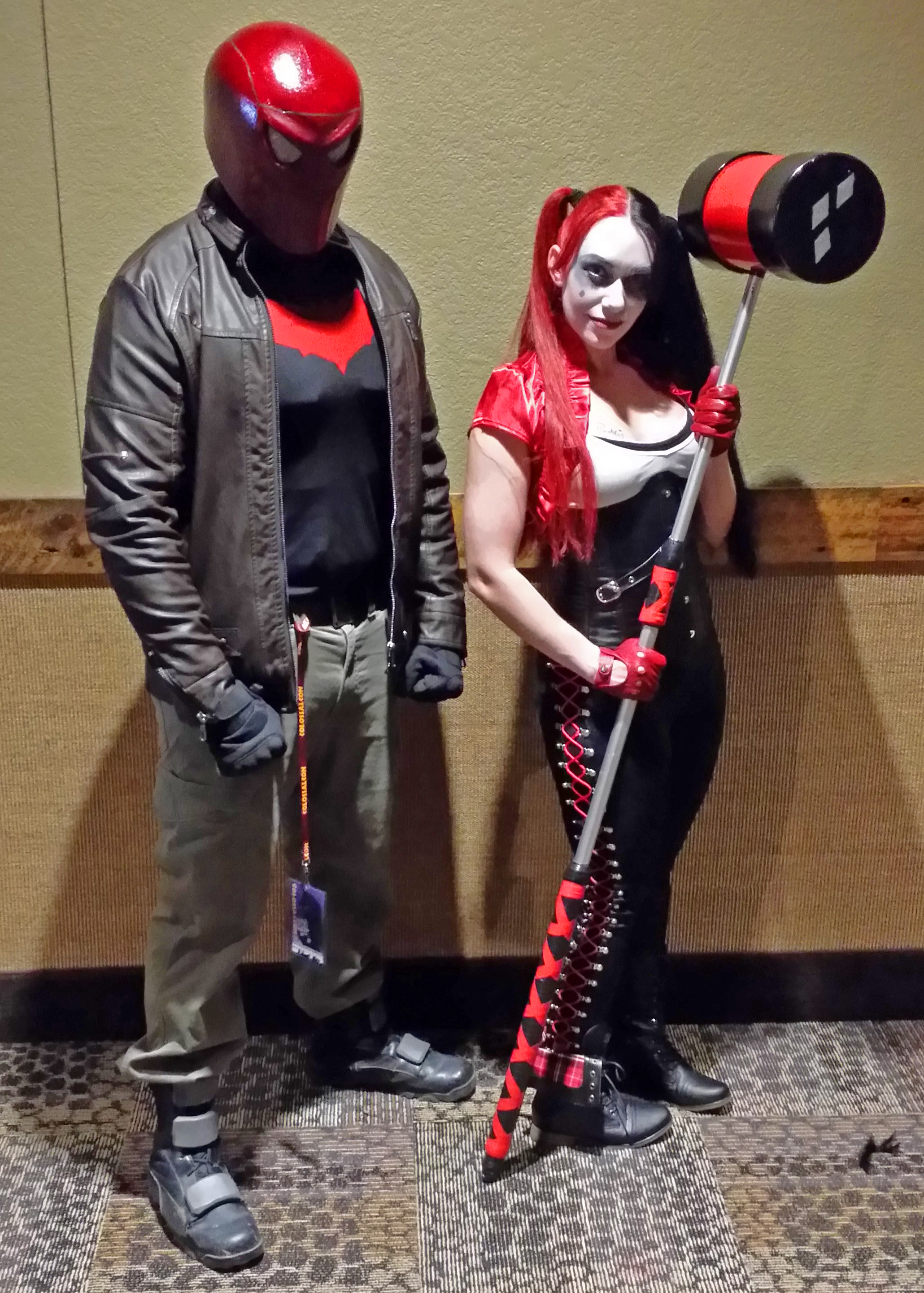 The Red Hood and Harley Quinn! 
